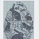 Handarbeit Sticken Vorlagen Süß Bunnies