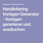 Handlettering Kostenlose Vorlagen Angenehm Handlettering Vorlagen Generator Vorlagen Generieren Und