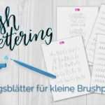 Handlettering Kostenlose Vorlagen Elegant Brush Lettering Lernen
