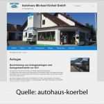 Handwerker Homepage Vorlagen Hübsch Autohaus Koerbel – Professionelle Websites Erstellen