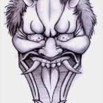 Hannya Maske Tattoo Vorlagen Fabelhaft Hannya Mask Tattoo Sketch by Pibu On Deviantart