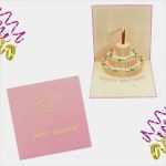 Happy Birthday Pop Up Karte Vorlage Einzigartig 3d Geburtstagskarte Grußkarte Happy Birthday Pop Up Karte