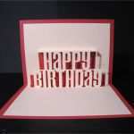 Happy Birthday Pop Up Karte Vorlage Erstaunlich Happy Birthday Pop Up Card