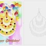 Happy Birthday Pop Up Karte Vorlage Luxus Pop Up Karten Vorlagen Zum Ausdrucken Neu Niedlich Popup
