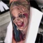 Harley Quinn Tattoo Vorlage Luxus Realistic Harley Quinn Portrait
