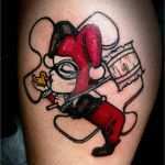 Harley Quinn Tattoo Vorlage Wunderbar Harley Quinn Tattoo Stage 2 by Ladyknight17 On Deviantart