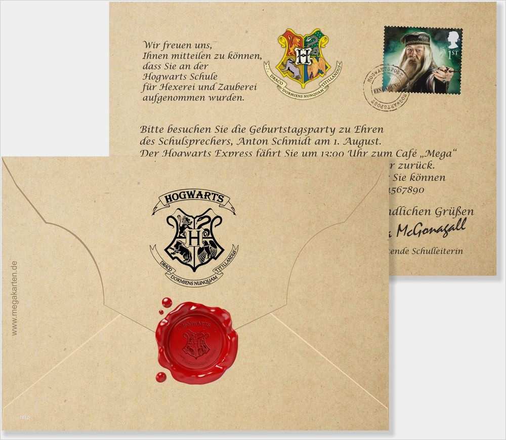 Harry Potter Einladung Vorlage Neu Einladungskarten Geburtstag Geburtstagskarten Kinder