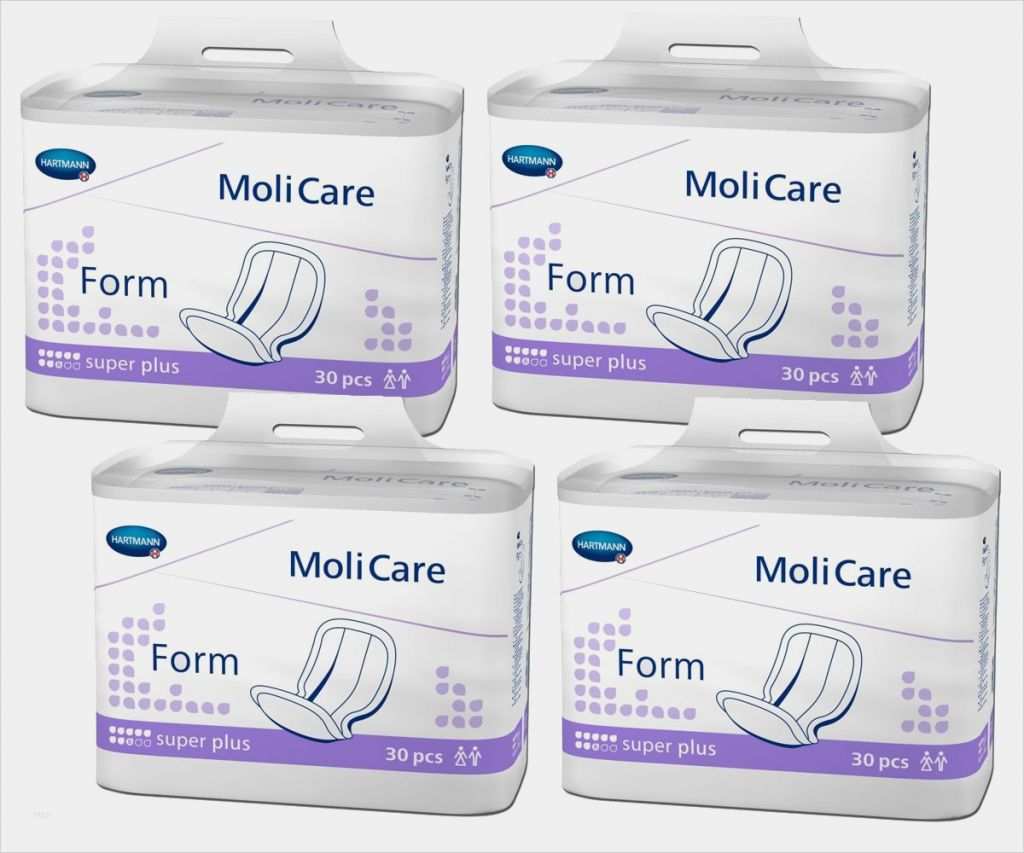 Hartmann Vorlagen Wunderbar Hartmann Molicare form Super Plus 1800ml Saugstärke 4x30