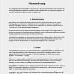 Haus Und Grund Mietvertrag Vorlage Schön Hausordnung › Mietvertrag Muster