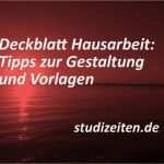 Hausarbeit Jura Vorlage Cool Vorlagen Für Deckblatt Hausarbeit Das Musst Du Bei Der