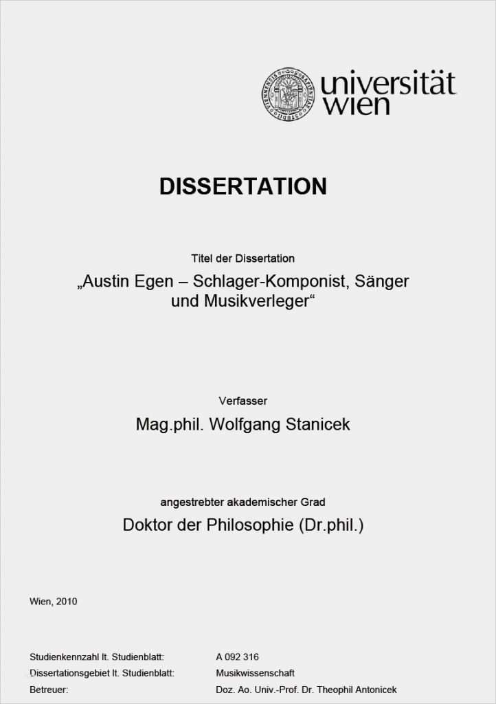 dissertation jura vorwort