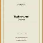 Hausarbeit Vorlage Realschule Erstaunlich 15 Deckblatt Hausarbeit Muster