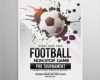 Hausflohmarkt Flyer Vorlage Bewundernswert Fußball Fußballspiel Turnier Flyer Broschüre Vorlage
