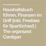 Haushaltsbuch Führen Vorlage Elegant Die Besten 25 Haushaltsbuch Vorlage Ideen Auf Pinterest