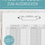 Haushaltsbuch Vorlage Einfach Schön Blog Diy Geschenkideen Buchstaben Nähen Schwarz Weiss