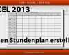 Haushaltsplan Erstellen Vorlage Schön Stundenplan Tagesplan Erstellen Excel toptorials