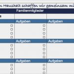 Haushaltsplan Muster Vorlagen Angenehm Wochenplan Für Singles