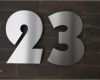 Hausnummern Vorlagen Bewundernswert Hausnummer 23 Aus Edelstahl Gelasert
