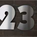 Hausnummern Vorlagen Bewundernswert Hausnummer 23 Aus Edelstahl Gelasert
