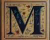 Hausnummern Vorlagen Bewundernswert Kunstvolle Initialen Dekorative Buchstaben Initialen M