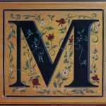 Hausnummern Vorlagen Bewundernswert Kunstvolle Initialen Dekorative Buchstaben Initialen M