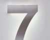 Hausnummern Vorlagen Erstaunlich Led Hausnummer 7 Aus Edelstahl