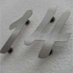 Hausnummern Vorlagen Erstaunlich Schöne Hausnummer 14 Aus 3mm Edelstahl