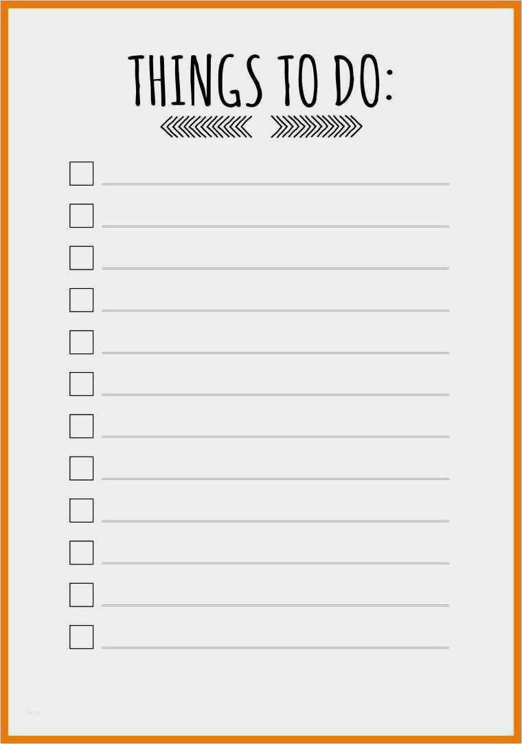 Hausrat Liste Vorlage Luxus to Do Liste Vorlage Erstaunlich Berühmt Vorlagen Für