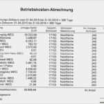 Heiz Und Nebenkostenabrechnung Vorlage Beste Nebenkostenabrechnung Nach Qm Muster