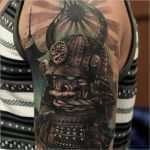 Helm Design Vorlagen Cool 1001 Coole Und Effektvolle Samurai Tattoo Ideen