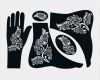 Henna Fuß Vorlage Süß Henna Schablone Tattoo Hennaschablone Hand 5er Set