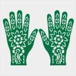 Henna Tattoo Vorlagen Männer Hübsch Hennaschablone Für Henna Tattoos Hand Selbstklebend Rls165