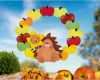 Herbstbasteln Mit Kindern Vorlagen Kostenlos Gut Herbstkranz Aus Papier Familie