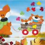 Herbstbasteln Mit Kindern Vorlagen Kostenlos Schönste Fuchsfamilie Beim Herbstausflug Familie