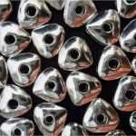 Herlitz ordnerrücken Vorlage Cool 25 Metallspacer Metallo Perle Tra Perle Spacer 8mm Argento