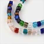 Herlitz Visitenkarten Vorlage Neu 25 Cristallo Ceco Perle Preziose Mix Set 4mm Cubo Perline