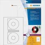 Herma Cd Etiketten Vorlage Cool Herma 8900 Special Cd Etiketten Weiß 116 Böttcher Ag