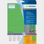 Herma ordnerrücken Vorlage Wunderbar Herma ordnerrücken Etiketten Special 192 X 38 Mm Grün