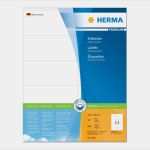 Herma Premium Etiketten Vorlage Erstaunlich Herma Etiketten Premium A4 105mm X 48mm Weiß Papier Matt