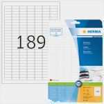 Herma Premium Etiketten Vorlage Gut Herma Etiketten Premium A4 Weiß 25 4x10 Mm Papier Matt