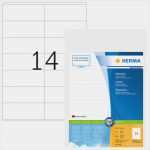 Herma Premium Etiketten Vorlage Inspiration Herma Etiketten Premium A4 Weiß 105x42 Mm Papier Matt