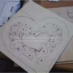 Herz Aus Holz Vorlage Inspiration Herz Mit Blumen Laubsägearbeit