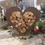 Herz Aus Holz Vorlage Süß Herz Aus Metall Holz Regal Edel Rost Garten Terrasse
