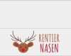 Herz Etiketten Vorlage Hübsch Diy Rentiernasen Mit Gratis Printable Last Minute