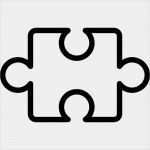 Herz Puzzle Vorlage Beste Puzzelstukje Overzicht Binnen Een Cirkel Iconen