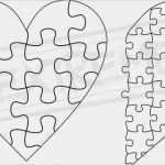 Herz Puzzle Vorlage Großartig Großzügig Leere Spielvorlage Vorlage Ideen