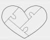 Herz Puzzle Vorlage Gut Heart Puzzle Template Free to Use 아동미술
