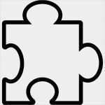 Herz Puzzle Vorlage Luxus Puzzle Stück Kontur