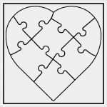 Herz Puzzle Vorlage Schönste Puzzle Vorlage Kostenlos Ausdrucken – Vorlagen Komplett