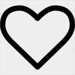 Herzform Vorlage Erstaunlich Herzform Outline